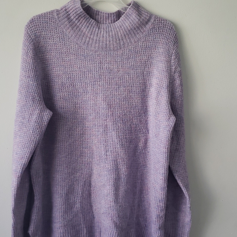 Oversized Mockneck Soft Sweater